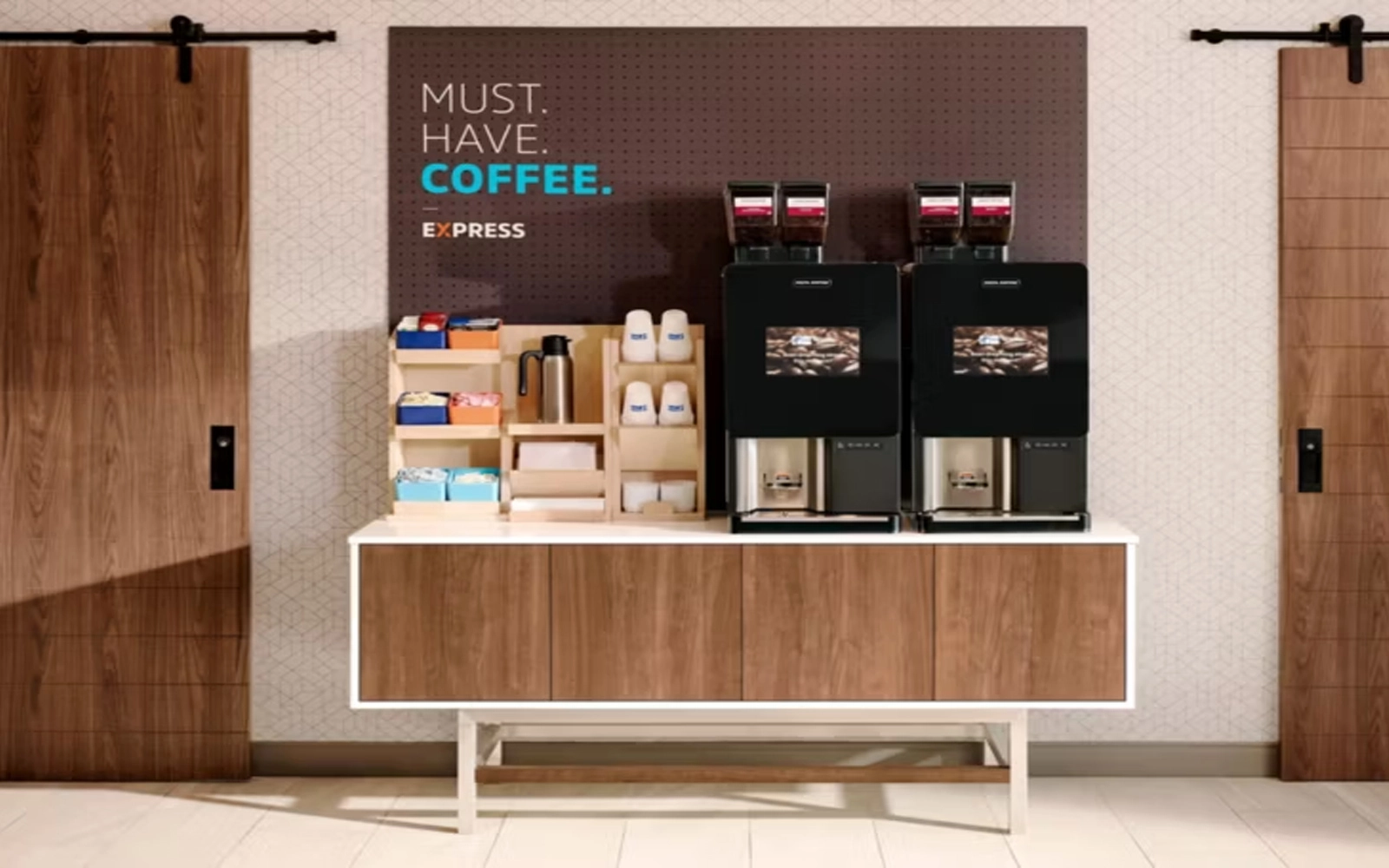 Coffee Area - Holiday Inn Express Jersey City NJ
