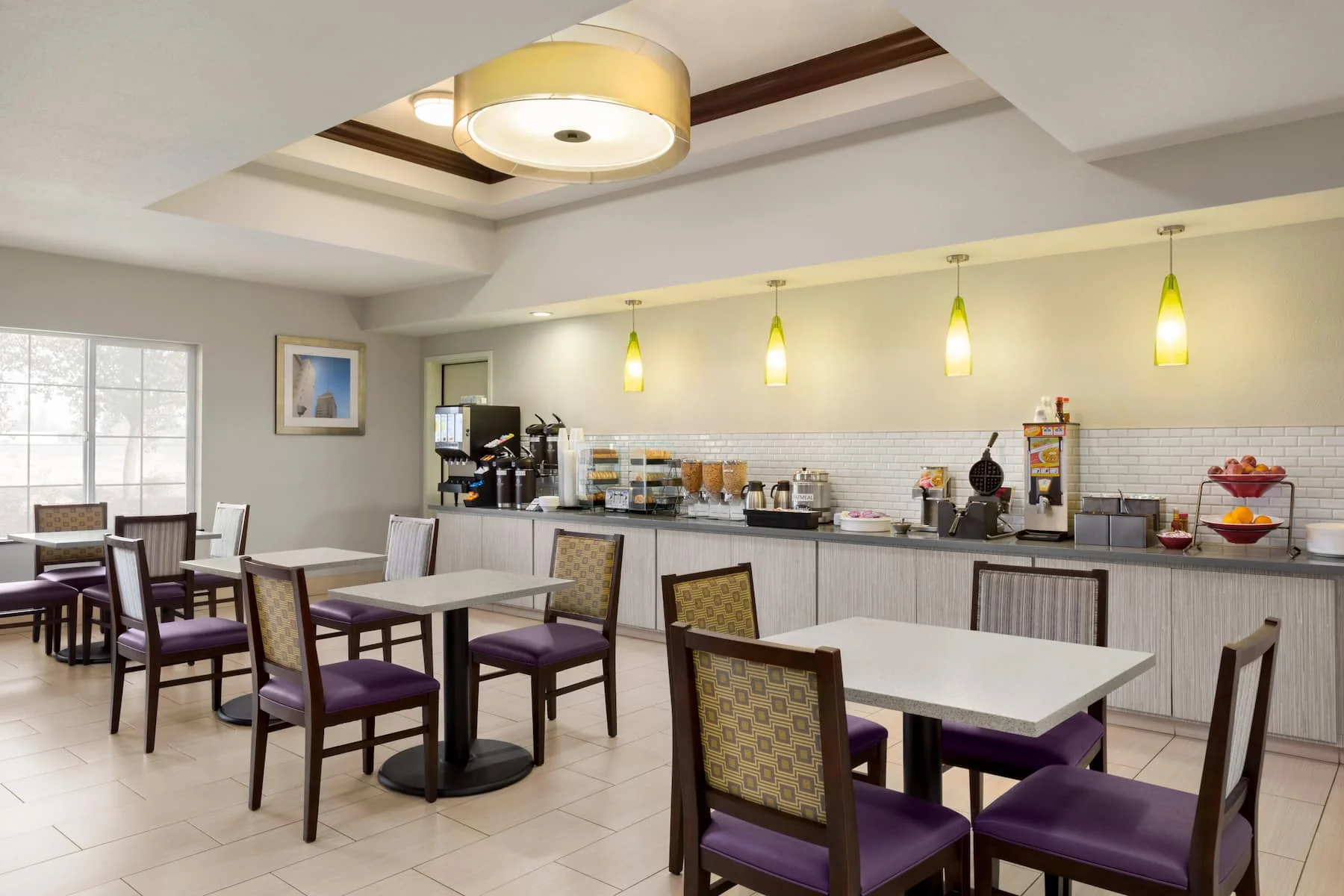 Breakfast dining area